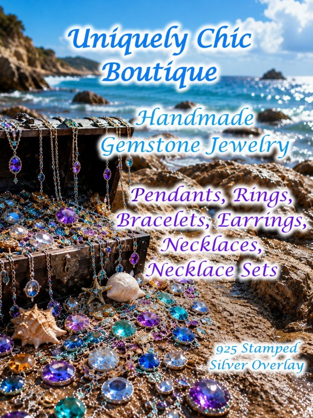 Handmade Gemstone Jewelry, Pendants, Rings, Bracelets, Necklaces, Free Gifts!
